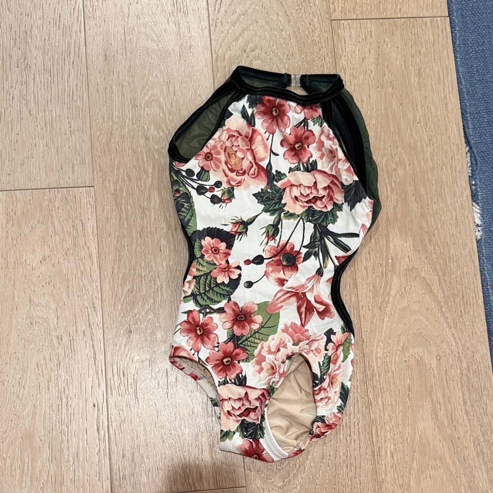 Details Dancewear Floral leotard Youth L